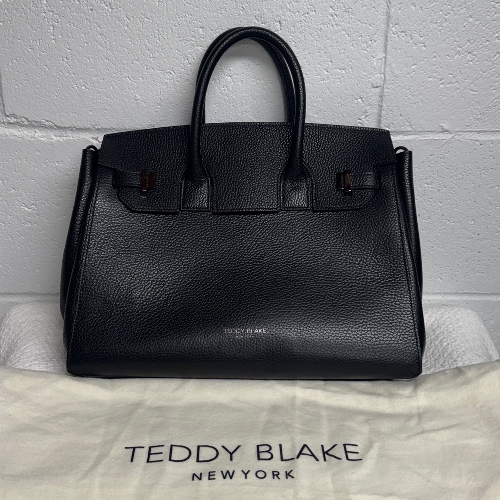 Teddy Blake Black Leather Handbag
